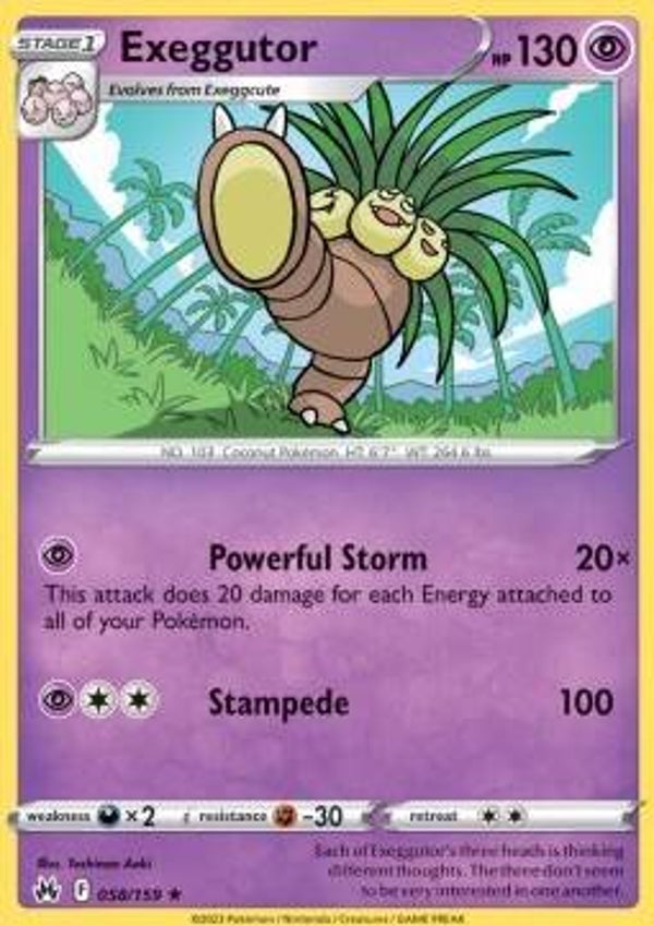 Crown Zenith - #058 - Exeggutor