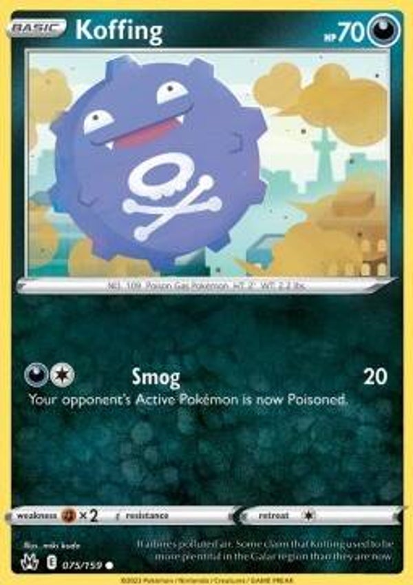 Crown Zenith - #075 - Koffing