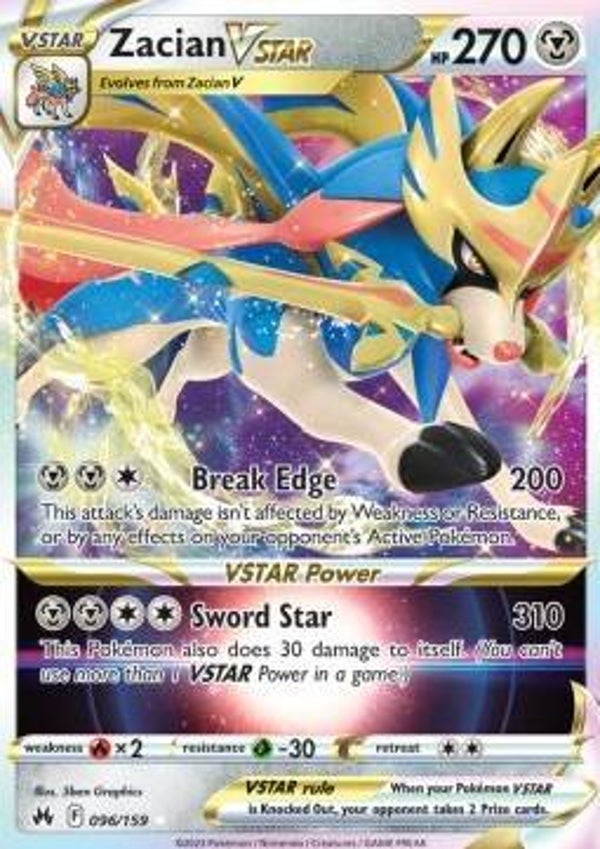 Crown Zenith - #096 - Zacian VSTAR