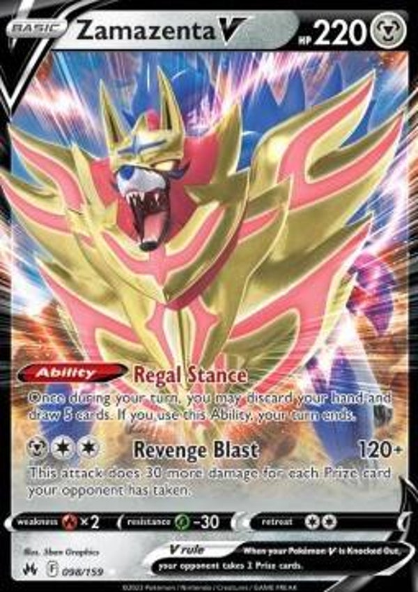 Crown Zenith - #098 - Zamazenta V