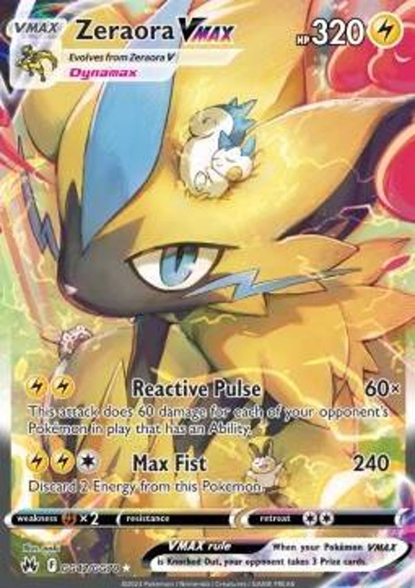 Crown Zenith - #GG42 - Zeraora VMAX