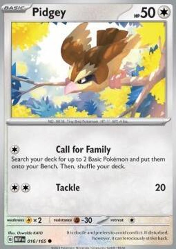 151 - #016 - Pidgey