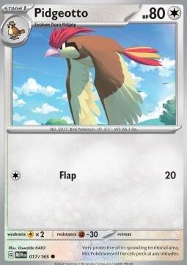 151 - #017 - Pidgeotto