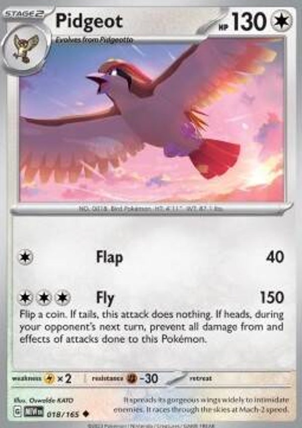 151 - #018 - Pidgeot