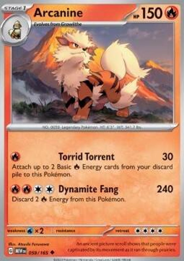 151 - #059 - Arcanine