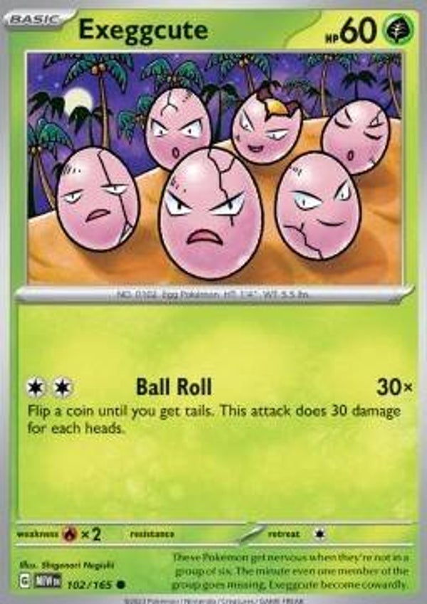 151 - #102 - Exeggcute