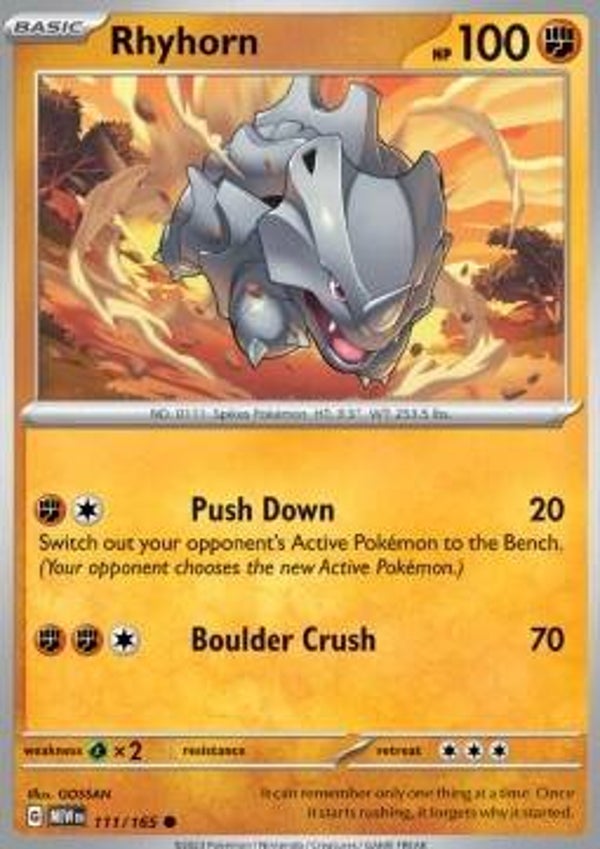 151 - #111 - Rhyhorn