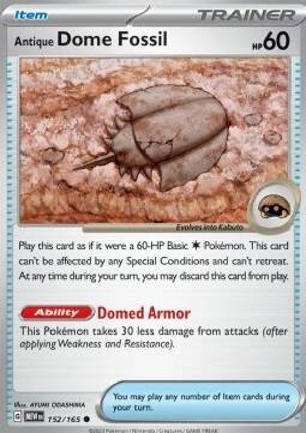 151 - #152 - Antique Dome Fossil