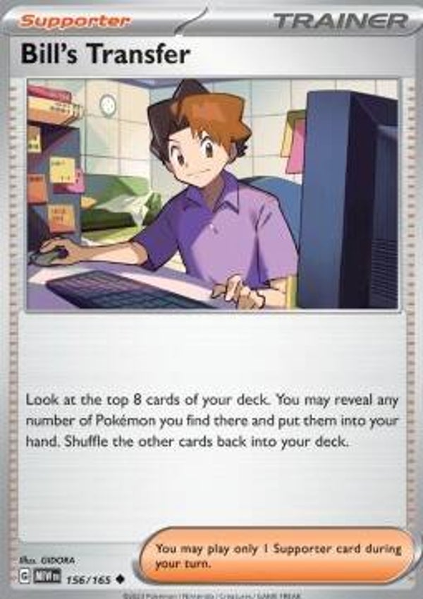 151 - #156 - Bill's Transfer