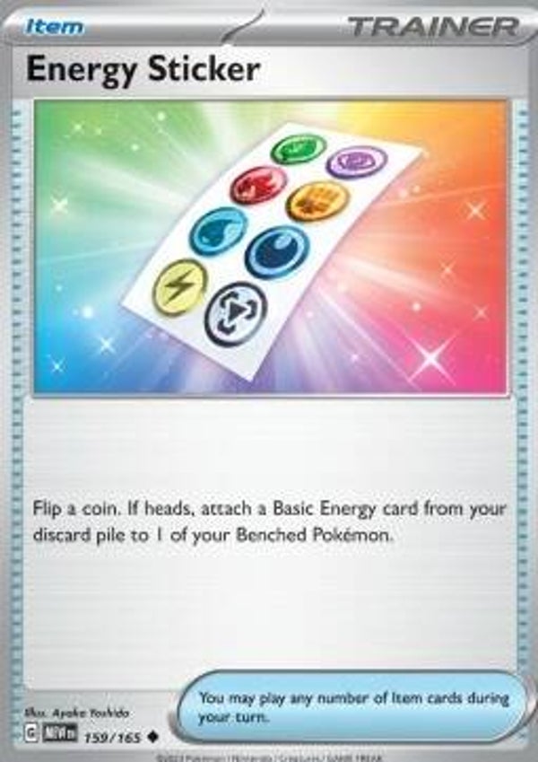 151 - #159 - Energy Sticker