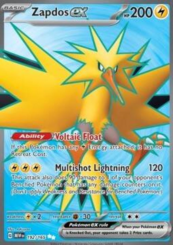 151 - #192 - Zapdos EX