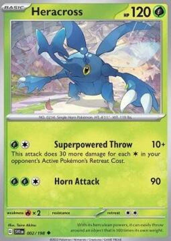 Scarlet & Violet - #002 - Heracross