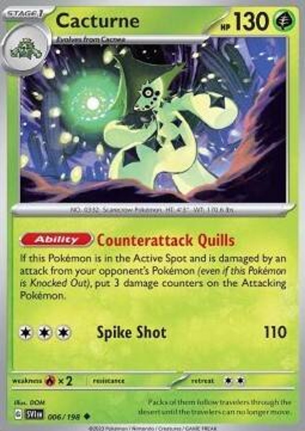 Scarlet & Violet - #006 - Cacturne
