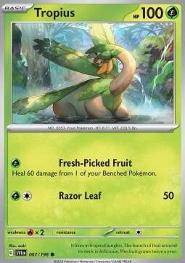 Scarlet & Violet - #007 - Tropius