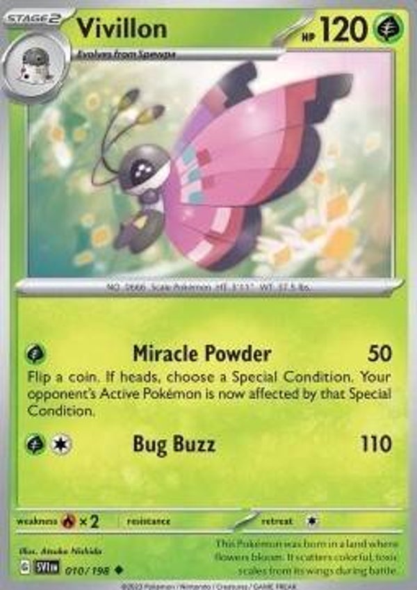 Scarlet & Violet - #010 - Vivillon