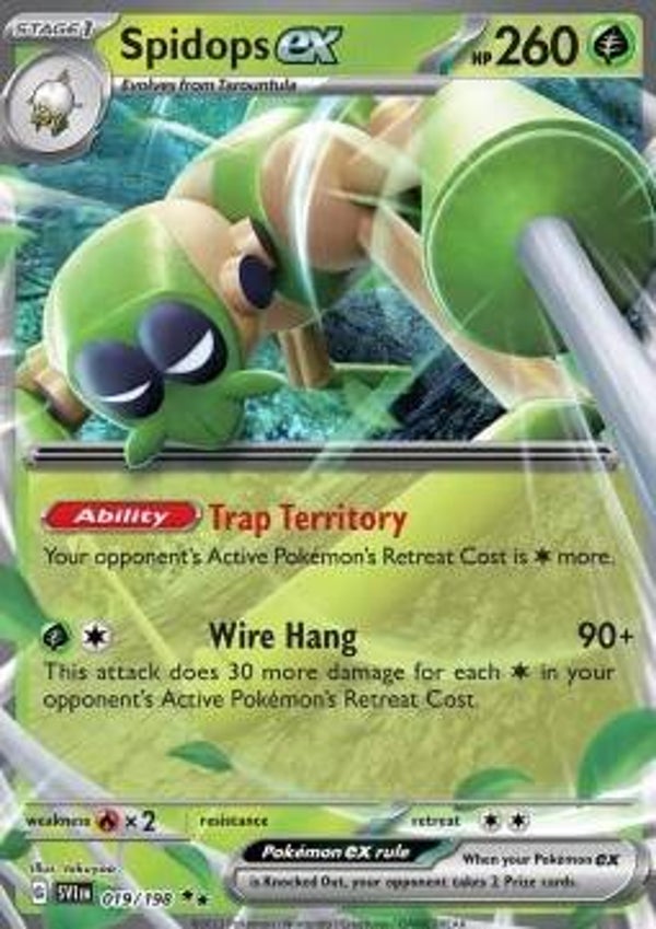 Scarlet & Violet - #019 - Spidops EX
