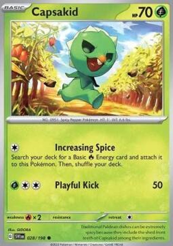 Scarlet & Violet - #028 - Capsakid