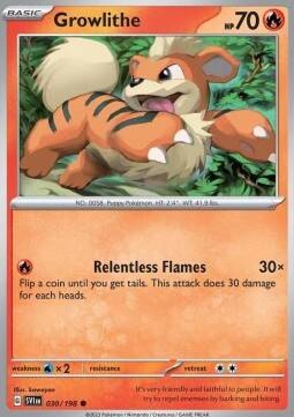 Scarlet & Violet - #030 - Growlithe