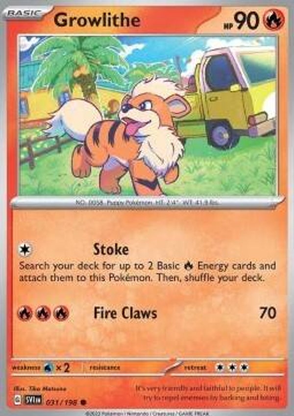 Scarlet & Violet - #031 - Growlithe
