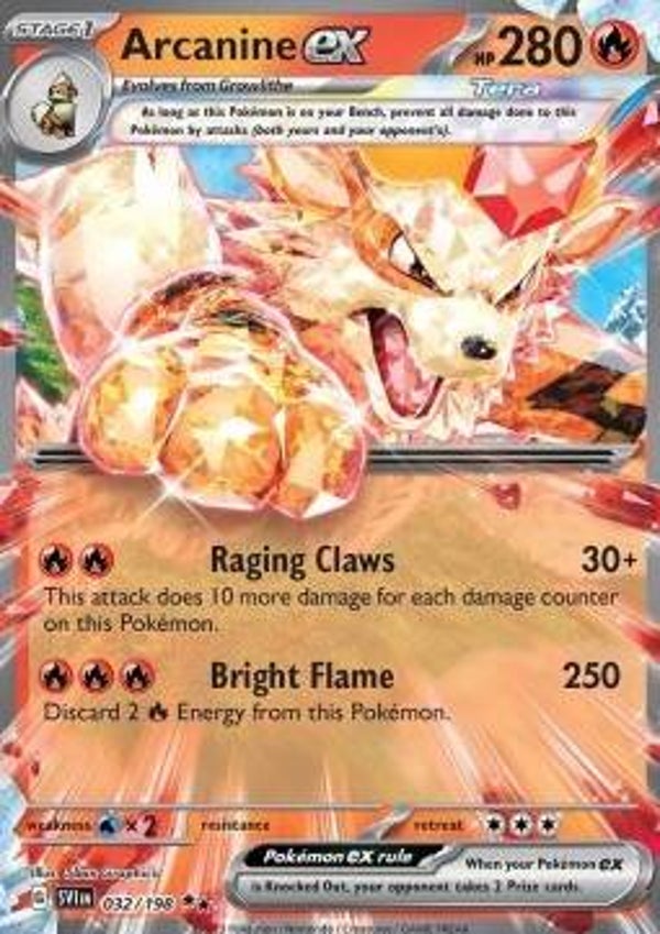 Scarlet & Violet - #032 - Arcanine EX
