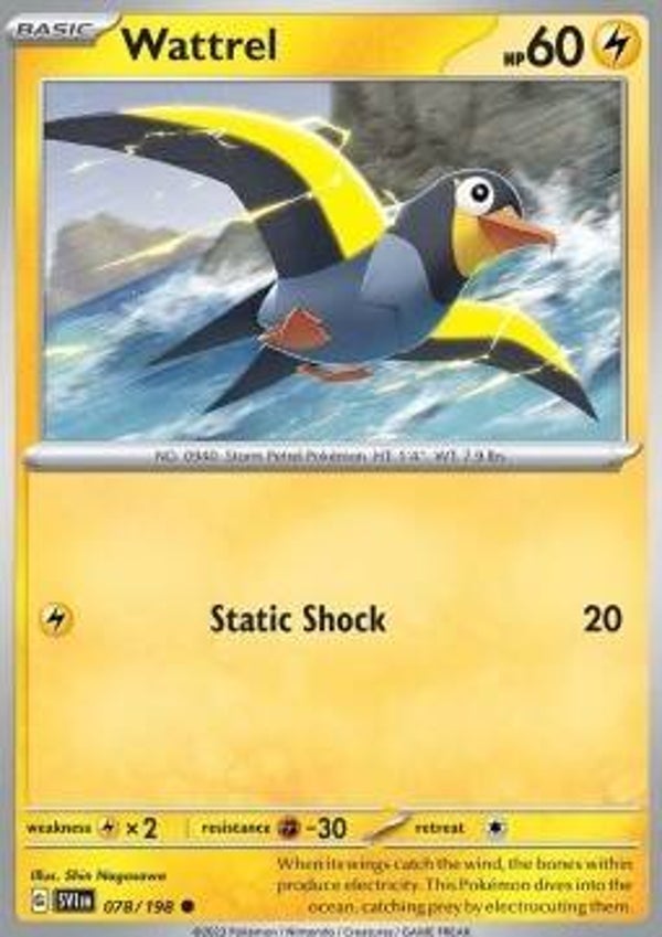 Scarlet & Violet - #078 - Wattrel