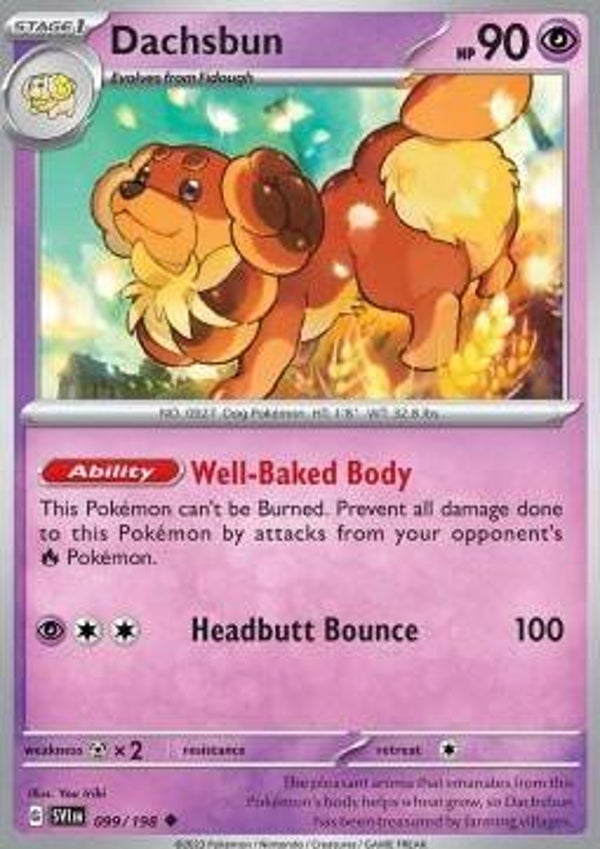 Scarlet & Violet - #099 - Dachsbun