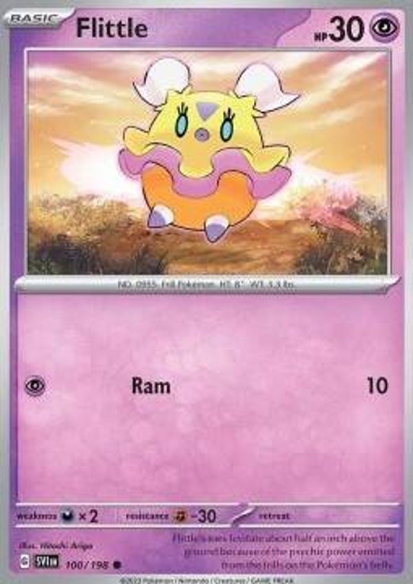 Scarlet & Violet - #100 - Flittle