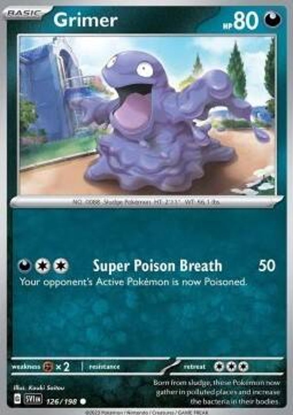 Scarlet & Violet - #126 - Grimer