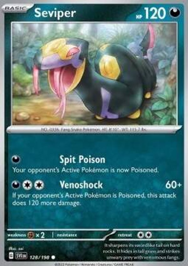 Scarlet & Violet - #128 - Seviper