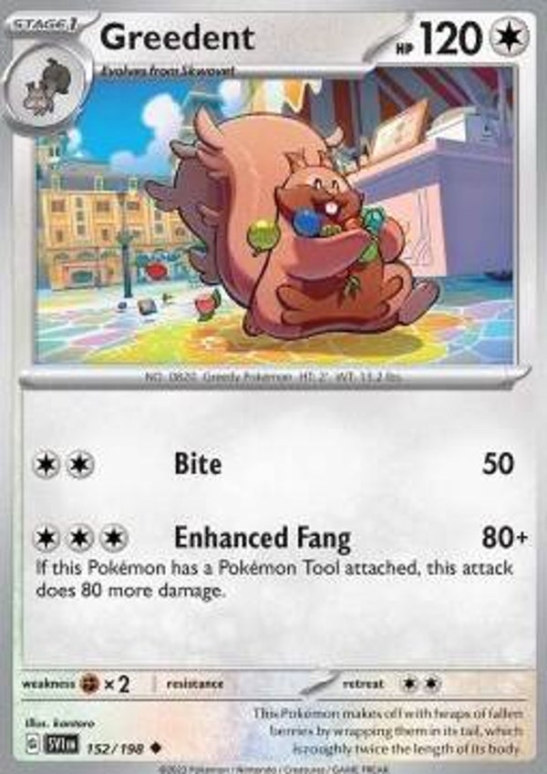 Scarlet & Violet - #152 - Greedent