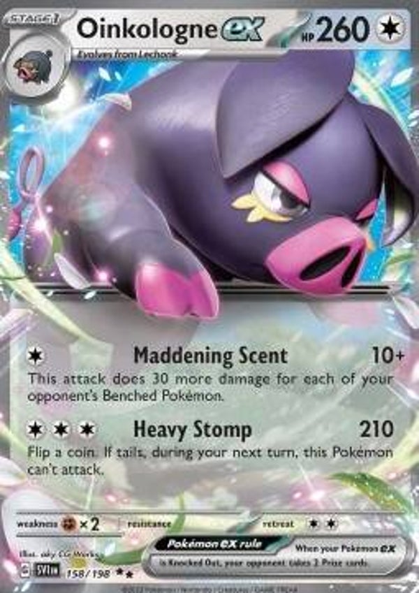 Scarlet & Violet - #158 - Oinkologne EX