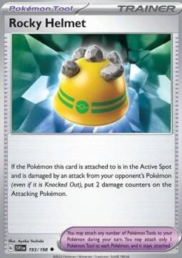 Scarlet & Violet - #193 - Rocky Helmet