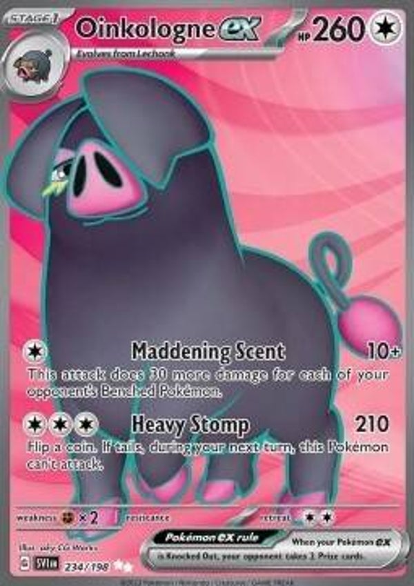 Scarlet & Violet - #234 - Oinkologne EX