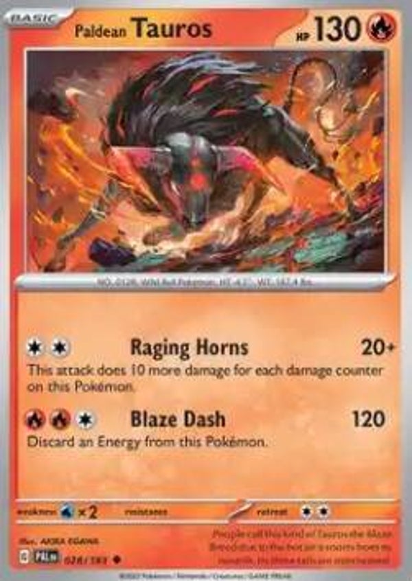 Paldea Evolved - #028 - Paldean Tauros
