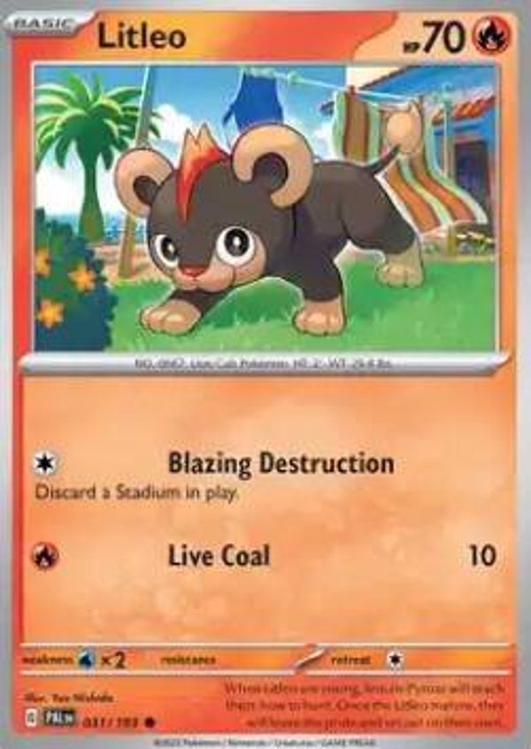 Paldea Evolved - #031 - Litleo