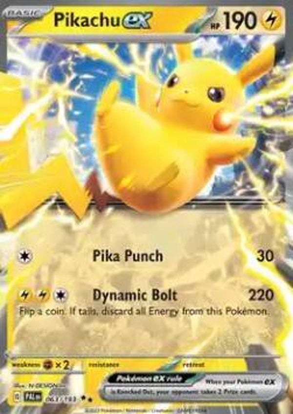 Paldea Evolved - #063 - Pikachu EX