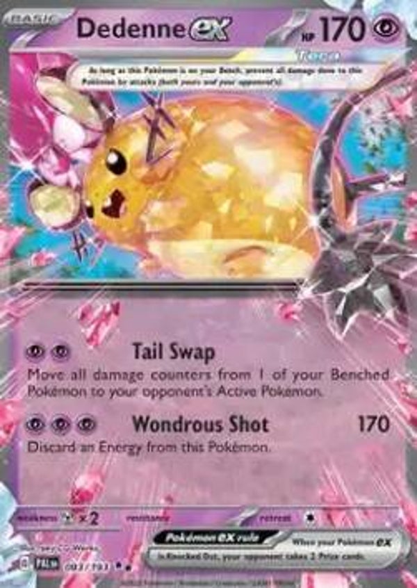 Paldea Evolved - #093 - Dedenne EX