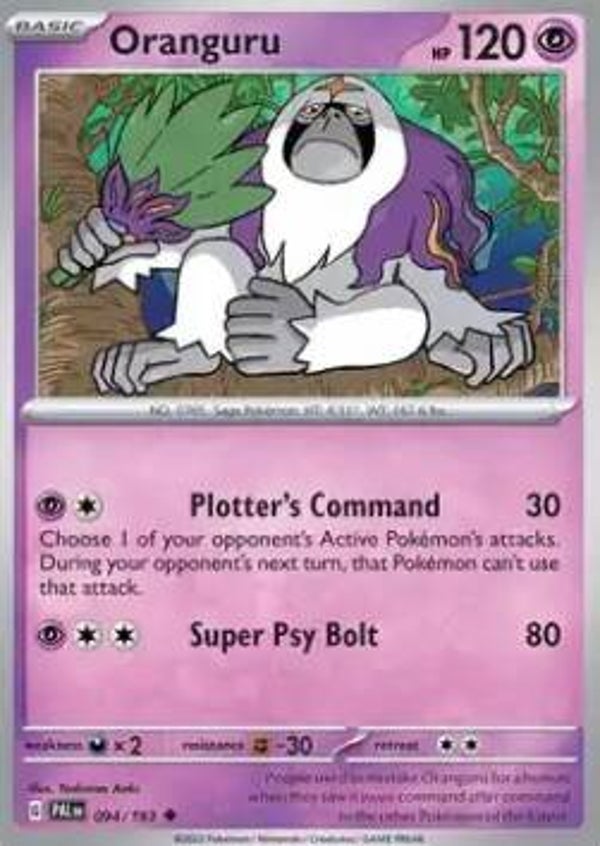 Paldea Evolved - #094 - Oranguru