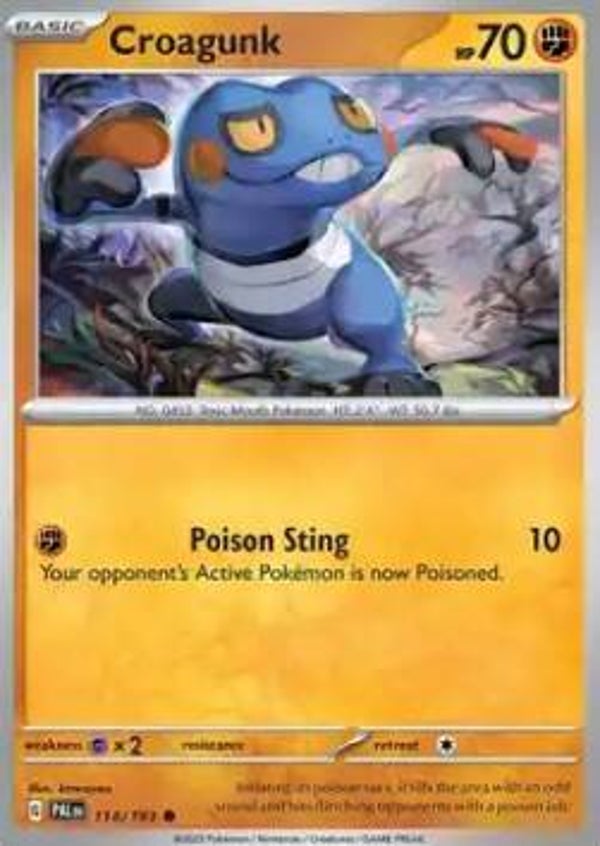 Paldea Evolved - #114 - Croagunk