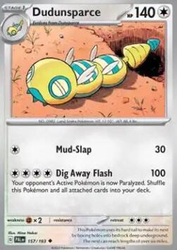 Paldea Evolved - #157 - Dudunsparce