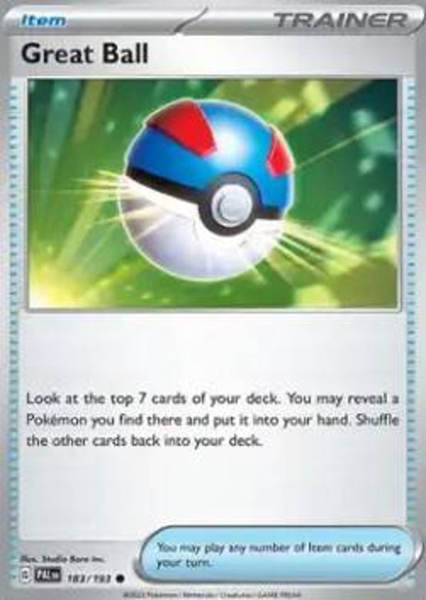 Paldea Evolved - #183 - Great Ball
