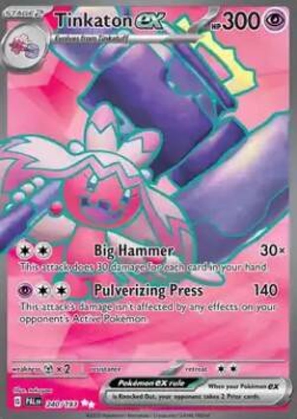 Paldea Evolved - #240 - Tinkaton EX