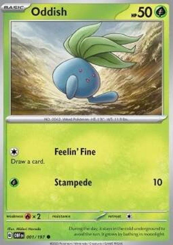 Obsidian Flames - #001 - Oddish