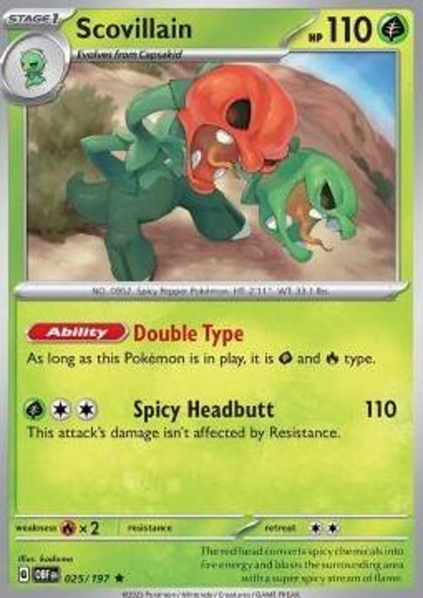 Obsidian Flames - #025 - Scovillain - HOLO