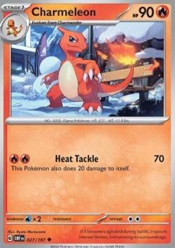 Obsidian Flames - #027 - Charmeleon