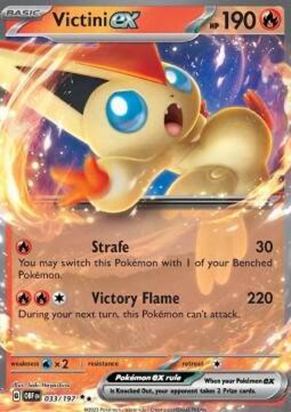 Obsidian Flames - #033 - Victini EX