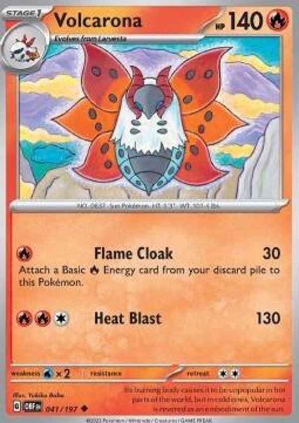 Obsidian Flames - #041 - Volcarona