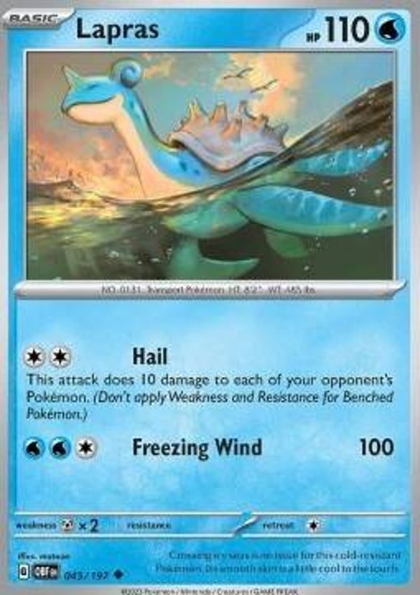 Obsidian Flames - #045 - Lapras