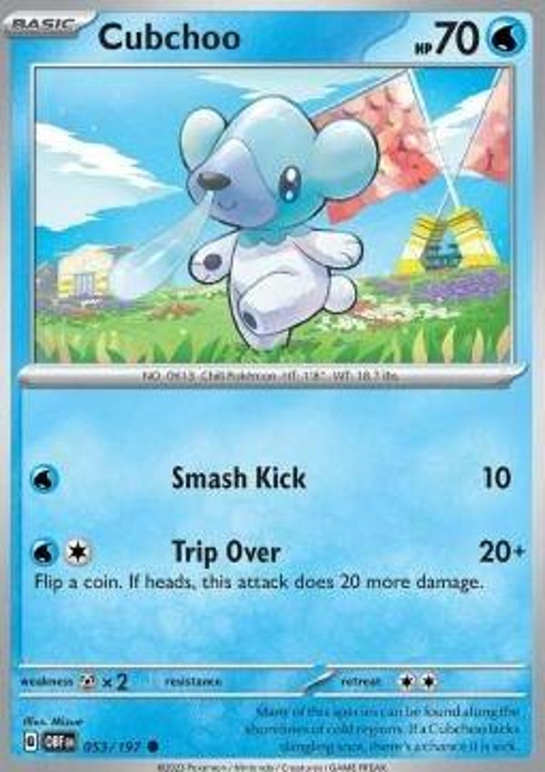 Obsidian Flames - #053 - Cubchoo