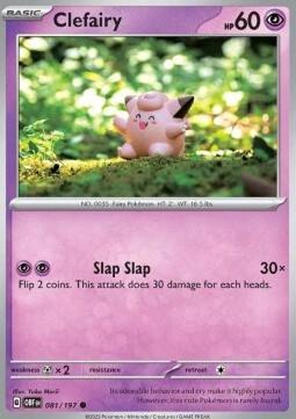 Obsidian Flames - #081 - Clefairy